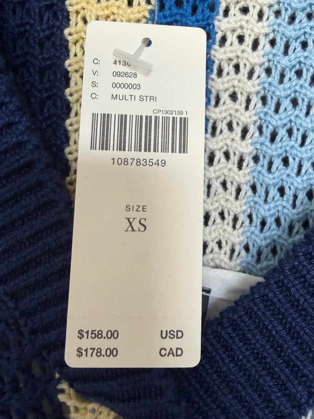 NWT Anthropologie Maeve Collared Knit Mini Dress, Size XS - Picture 9 of 10